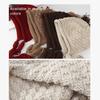 Handmade Fringed Braids Hat Y2K Sweet Girl Warm Beanie Hat InsStyle Bonnet Winter Autumn Skull Hat Pullover Earflap Hat