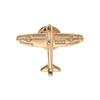 Simple Mini Airplane Brooch Pricked Horse Pin Badge Suit Shirt Accessory