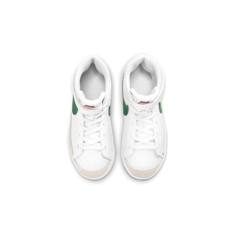 Nike Blazer Mid '77 PreSchool 'White Pine Green' (Unisex) White / Pine Green / Black / Pine Green Kids' Skateboarding Shoes DA4087 115