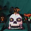 Halloween Candy Bag Pumpkin Ghost Face Goodie Bags Halloween Trick or Treat Snack Wrapping Bag Holiday Party Supplies