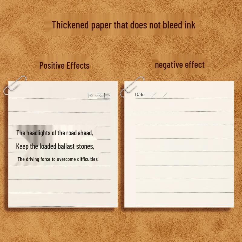 Deli Faux Leather Business Notebook 4-Pack