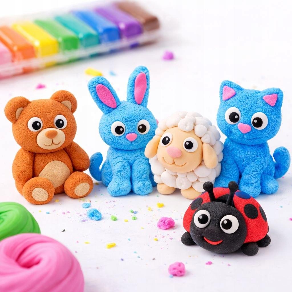 Foam Plasticine 12 Colors Sensory For Children