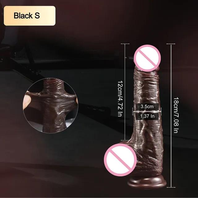 Umschnalldildos für Frauen, realistische Haut, gleitende Vorhaut, Hoden, Dildo für Anal, großer Penis, Sexspielzeug, Penis