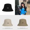Trendy Embroidered Cotton Polyester Women's Sun Hat Versatile Bucket Hat For All Seasons