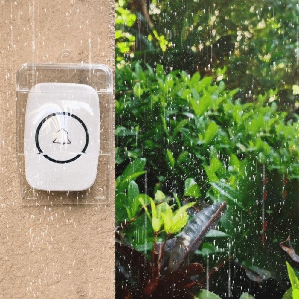 Transparent Doorbell Waterproof Cover Tough Material Doorbell Splash Guard Box Outdoors