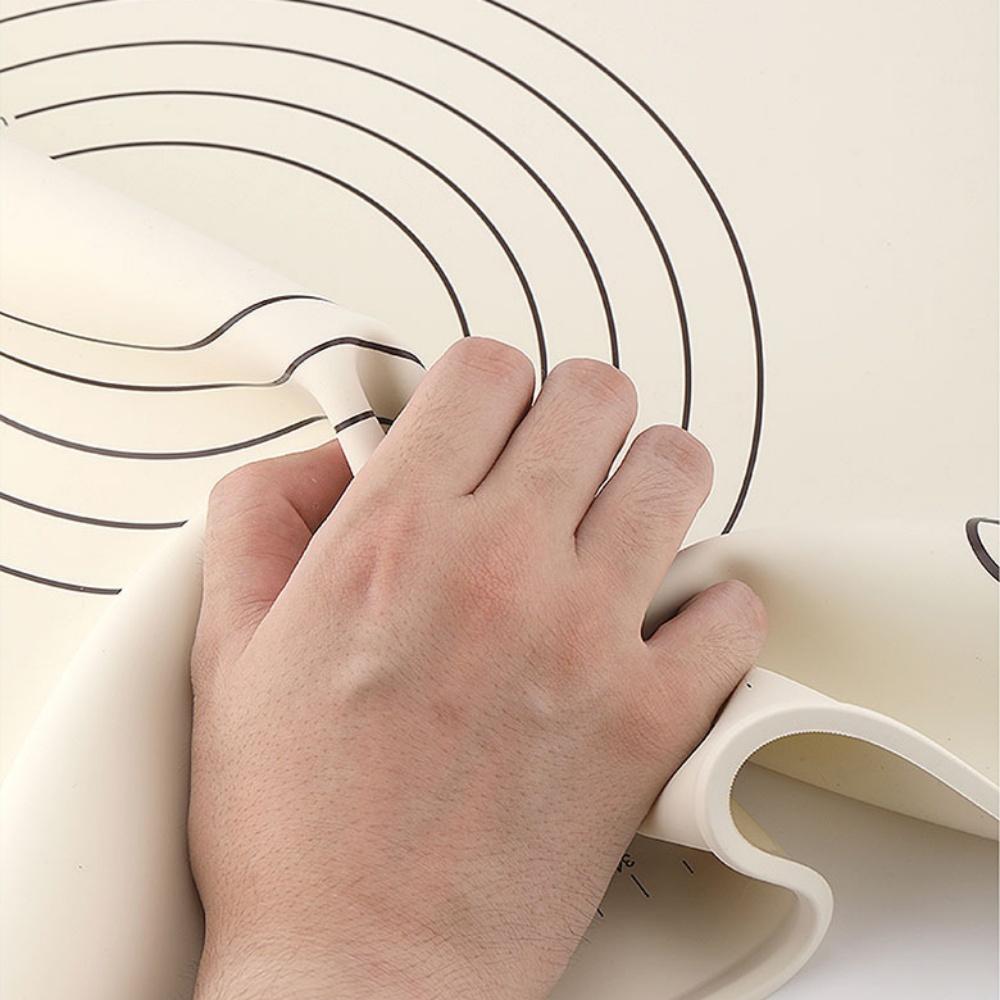 Silicone Baking Mat Kneading Pad Dough Mat Rolling Pin Pizza Cake Dough Maker Kitchen Cooking Grill Non-Stick Gadgets Bakeware