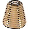 Lamp Shade Small Japanese Rattan Lampshade Table Lighting Accessories DIY (brown) Decor Office