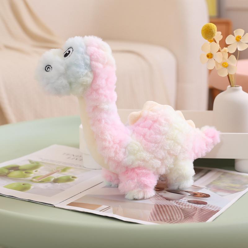 25cm Realistisches Strahlendes Dinosaurier-Stofftier Gefüllt Weich Bunt Tyrannosaurus Rex Drachen Plüschtier Tierpuppe Baby Kawaii Geschenk 25cm
