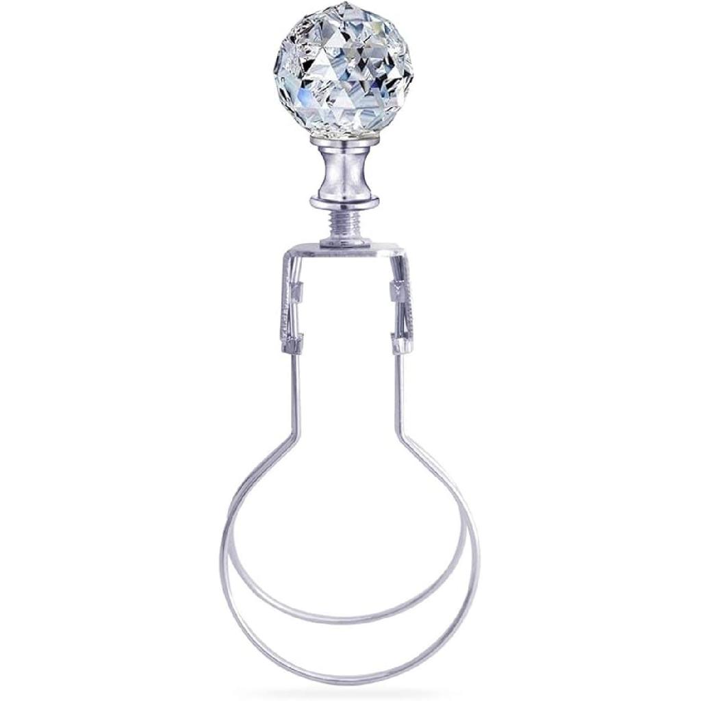 Lamp Shade Light Bulb Clip Lampshade Adapter - Finial and Lampshade Levellers for Clip On Light Bulbs