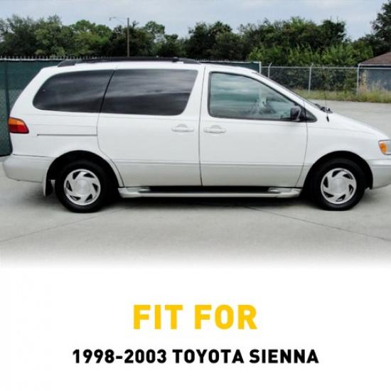 2x Outside Door Handle Front Left & Right Side For 1998-2003 Toyota Sienna White