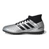 adidas Predator Tango 19.3 נוחות עמידות נעלי כדורגל מיד-טופ לילדים כסף שחור נעלי כדורגל לילדים G25802