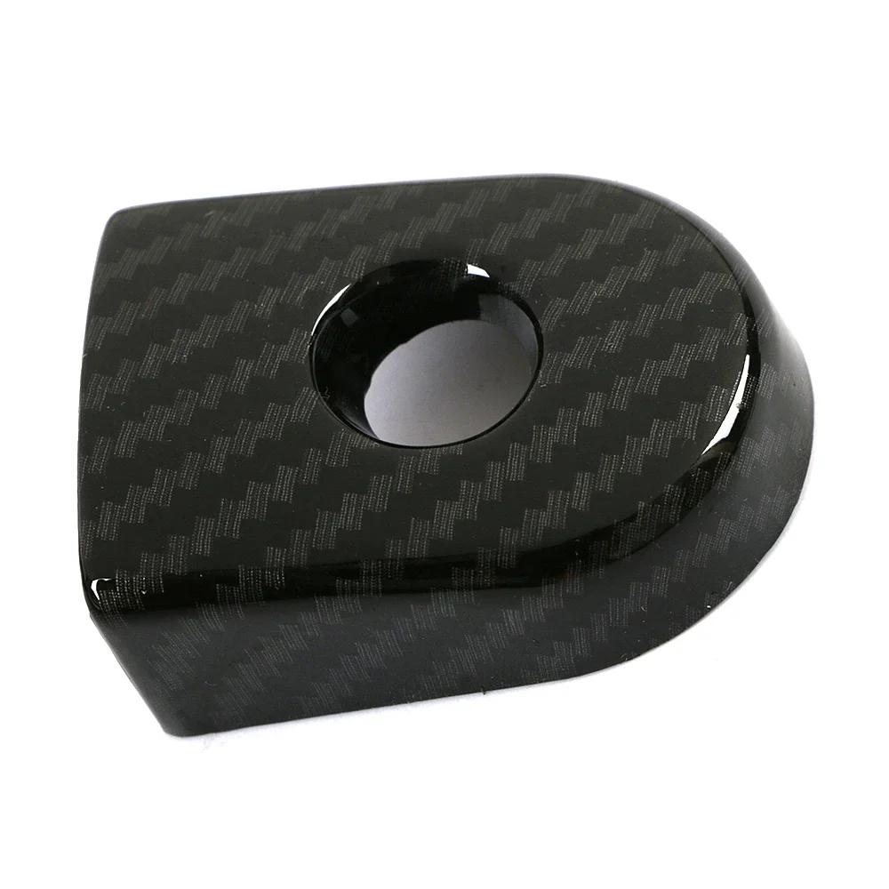 For Nissan March Micra K12 Grand Livina L10 Note Tiida C11 Latio Cube Carbon Fiber Printed Exterior Side Door Handle Cover Trim