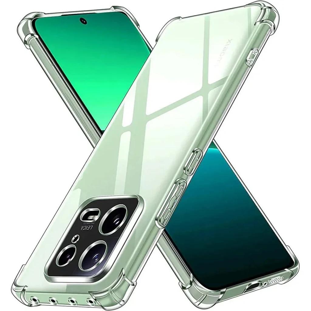 

Прозрачный чехол из ТПУ для Xiaomi 13T Pro 12T Pro 13 Lite 11T Pro 12 Lite 11 Lite 10T Pro, противоударный мягкий чехол