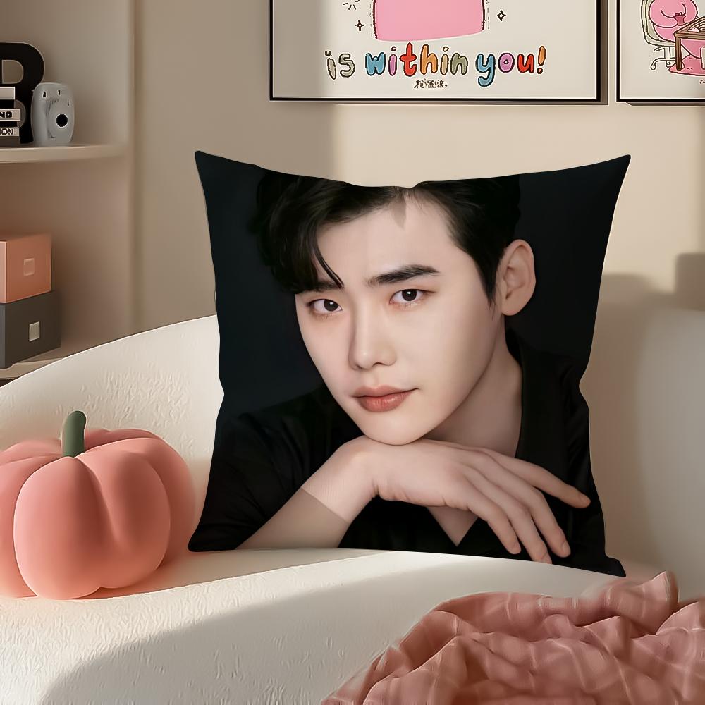 Hübscher Schauspieler LLee Jong Suk Kissenbezug Kissenhülle Kurzer Plüsch Verdeckter Reißverschluss Raum Sofa Kissenbezug