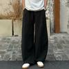 Linen old money wind pants men's and women's summer thin loose drape loose wide leg pants high sense scimitar casual pants