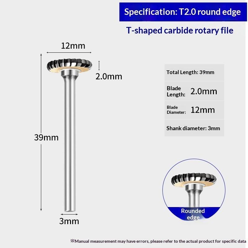 Carbide Rotary File Arc Metal Cutter Bit Tungsten Hard For Aluminum Stone Plastic Carving Engraving For Metalwork
