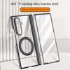 For Samsung Galaxy Z Fold 7 Case Luxury Plating Magsafe Ring Stand Magnetic Protective Back Cover Case For Samsung Z Fold7 Shell