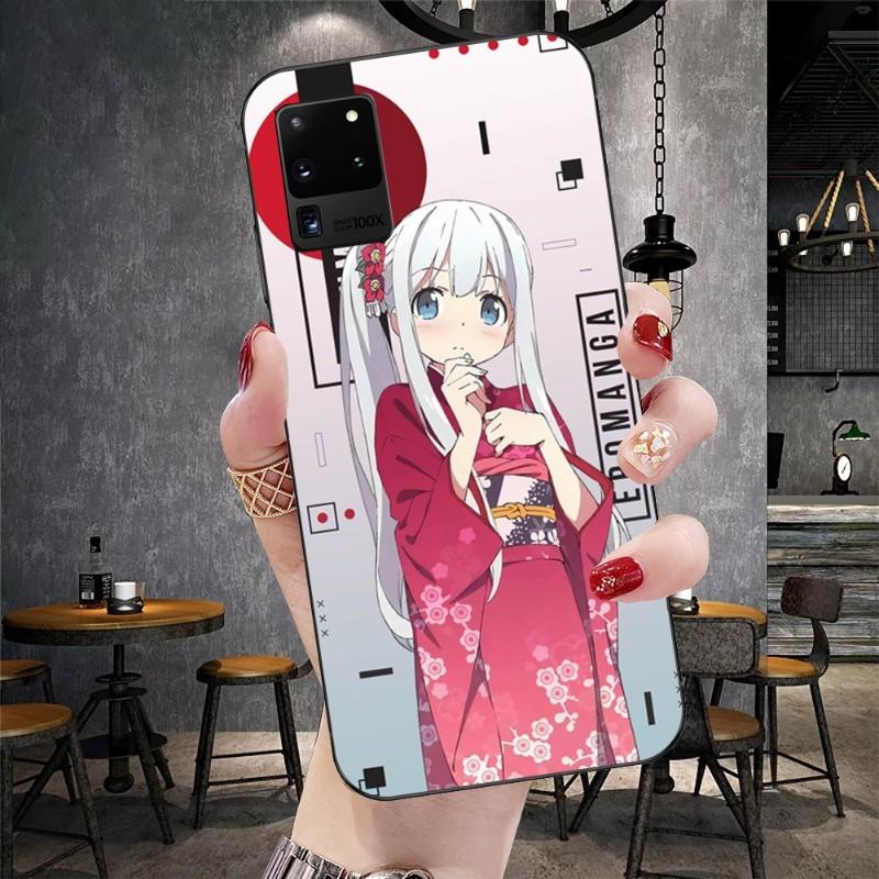 

Чехол для телефона Eromanga Sensei Manga Anime для Samsung Galaxy S6 S7 S8 S9 S10 S21 S22 Plus, ультрамягкий черный чехол для телефона Galaxy S6 Edge