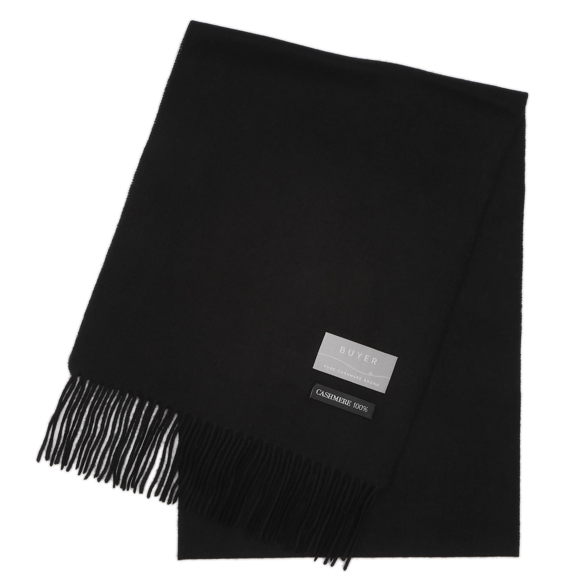 

Buyer Pure Cashmere 20 Colors and Solid Large 100% Scarf, Available, Men s Women s, Color, Thick, (Black), FT30L-9900a чёрный