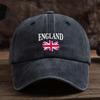 Funny England Flag Print Baseball Hat Fashionable Versatile Peaked Cap Men's Outdoor Hat