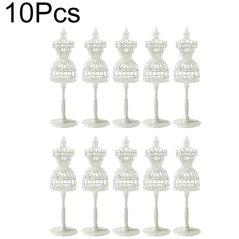 1/3/10pcs Doll Clothes Clothing & Collectibles Hollow-Out Dolls Dress Stand DIY Display Stands for Toys Mannequin 1/6 Stand Rack