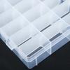 10/15/24/36 Compartments Transparent Plastic Storage Box Compartment Jewelry Adjustable Organizer Storage Boxes&Bins Adjustable