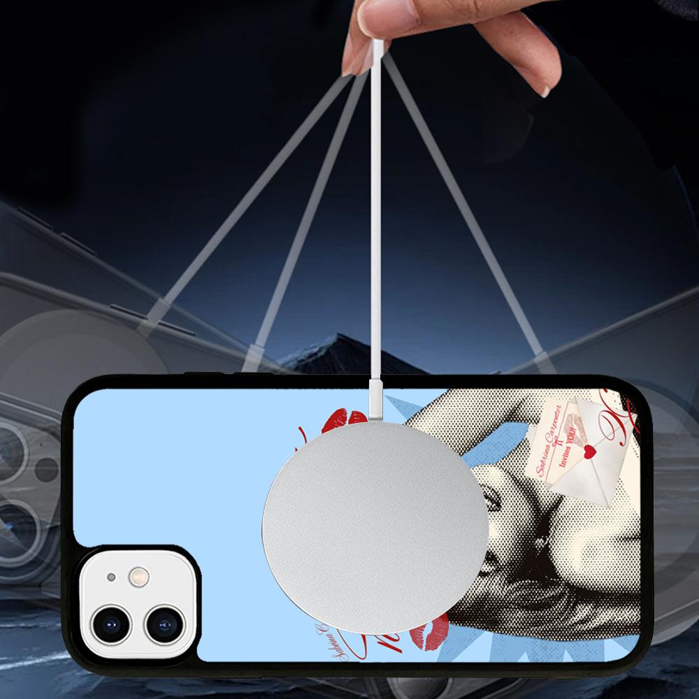 Singer S-Sabrina C-Carpenter Phone Case Magnetic Case For IPhone 16 14 13 12 11 15 Pro Max Plus For Magsafe Wireless Charge