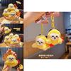 Keychain Plush Fried Shrimp Pendant With Cartoon Panda Design For Kids And Students