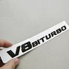 1Pc 3D ABS Chrome Logo Car Fender Side Badge Sticker Rear Trunk Emblem Decal
