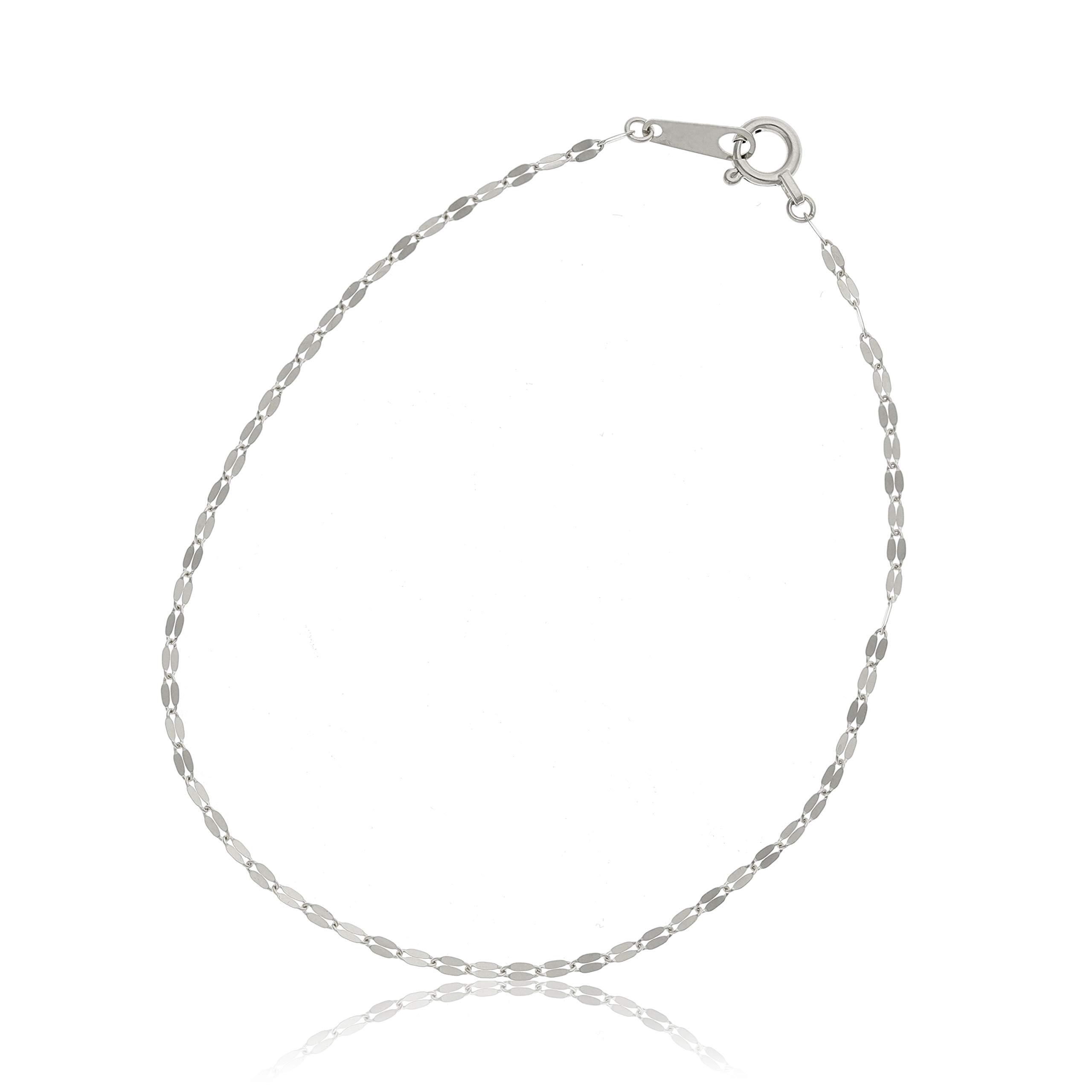

Браслет-цепочка из белого золота K10 L&Co 71-9701