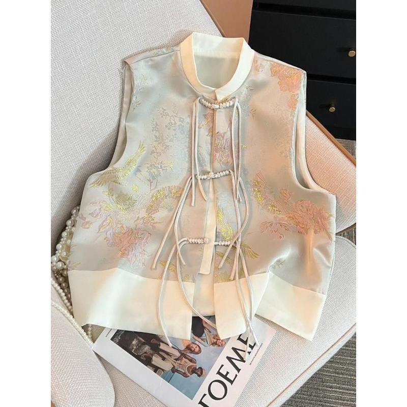 Vest vest top women's 2025 early spring new small fragrant style vest temperament outer woman