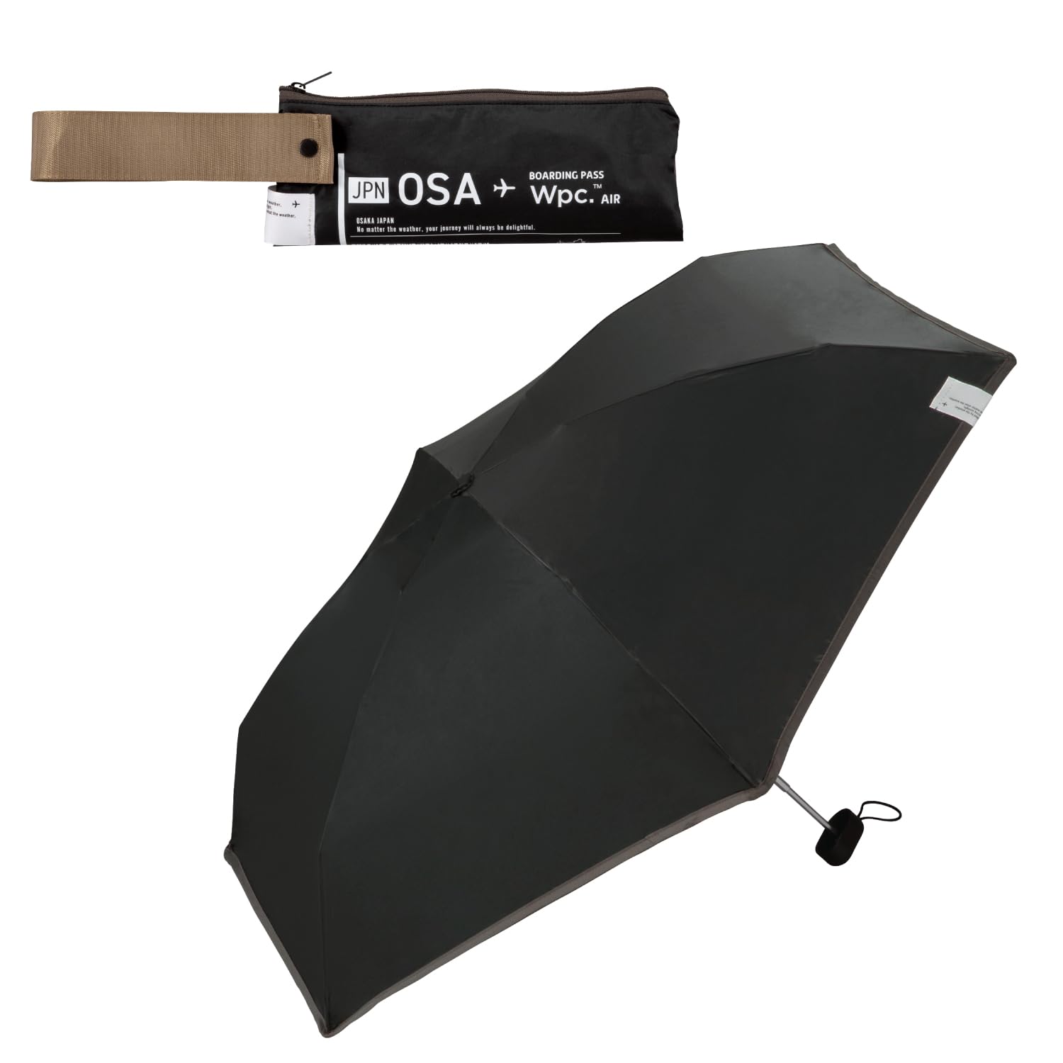 

Sunshade Travel Parasol Mini Black UV Rain or Folding Umbrella for Simple [2025] Wpc. 100% Shading/100% Protection/UPF50+/Heat Protection/For Shine