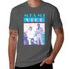 Miami Vice Basketball Weißes T-Shirt Übergröße Leichtes T-Shirt