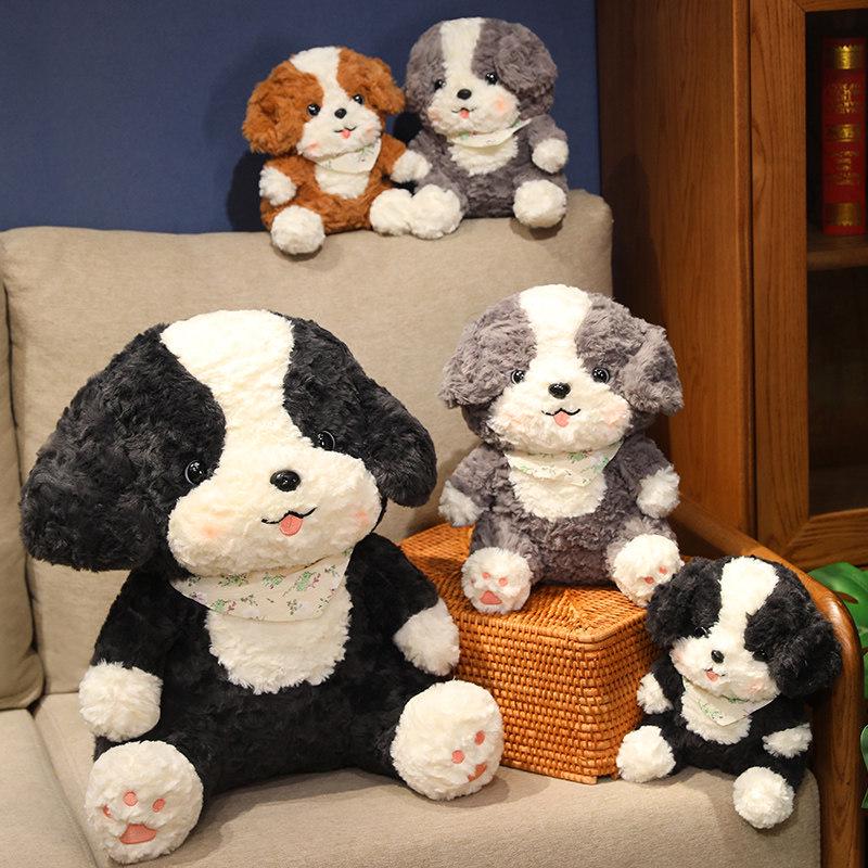 Border Collie Puppy Plush Doll - Cute Comfort Pillow & Birthday Gift for Children