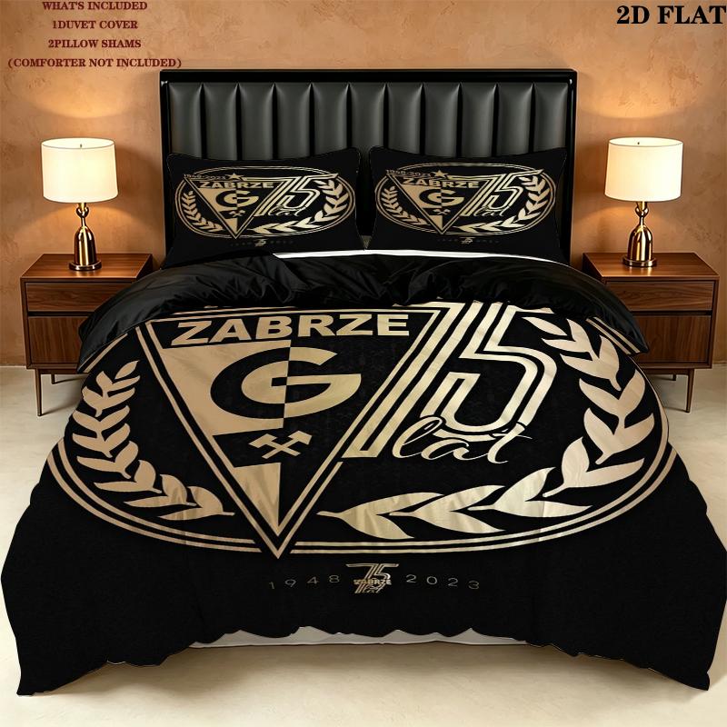 Grnik Zabrze Pattern Bedding uilt Set uilt Cover Pillowcase Home Decoration Birthday Gift (1 * duvet cover + 2 * pillowcase without core)