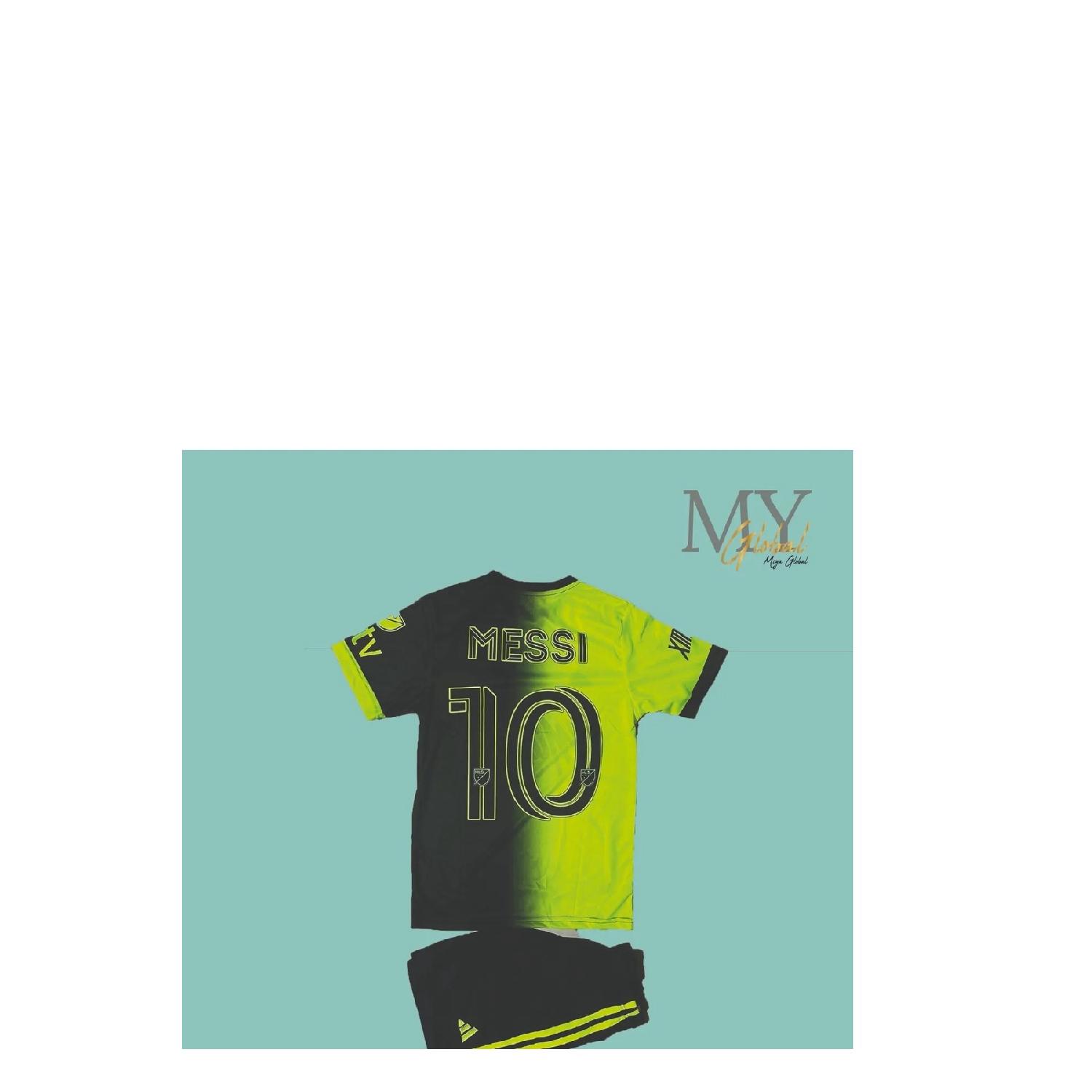 

Комплект из 2 черных детских футболок Inter Miami Messi 23/24 сезона