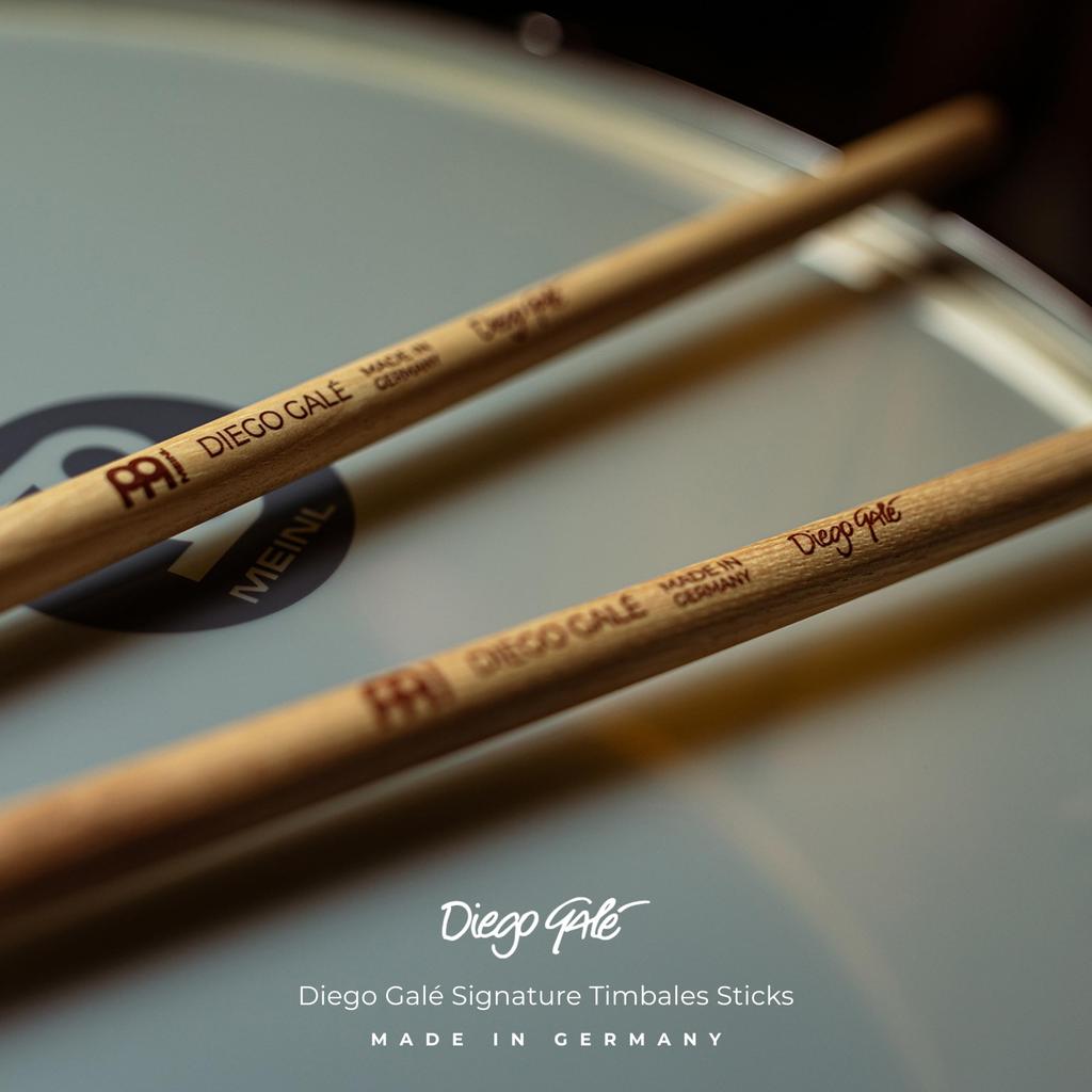 MEINL Stick Brush Timbales Signature Model Diego Hickory x & Sticks, Galé SB602-3 (413 12.7mm), 3-Pack
