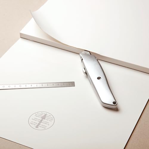 Clairefontaine Watercolor Paper [Fontaine] Medium Grain 23 X 31 (20 Sheets) Block Drawing Paper, Extra Heavyweight, 300g Clairefontaine Cf975500