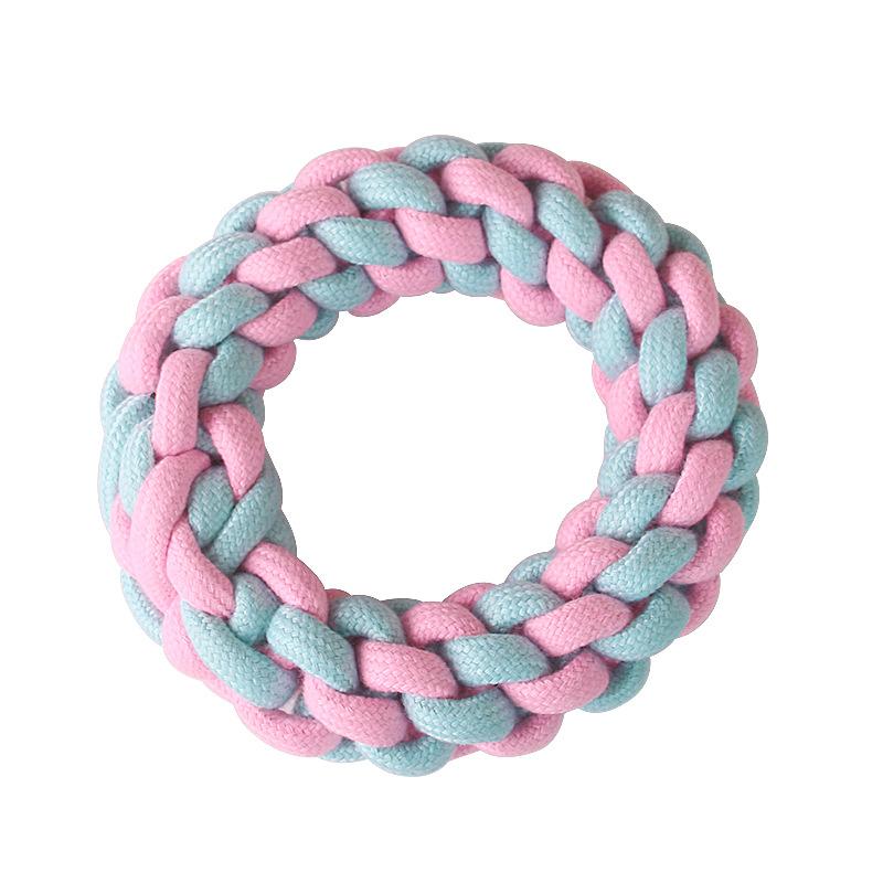 Candy-colored, Chewable Cotton Rope Teething Toy Set, Pet Gnawing, Dog Chewing Toy, Pet Teething