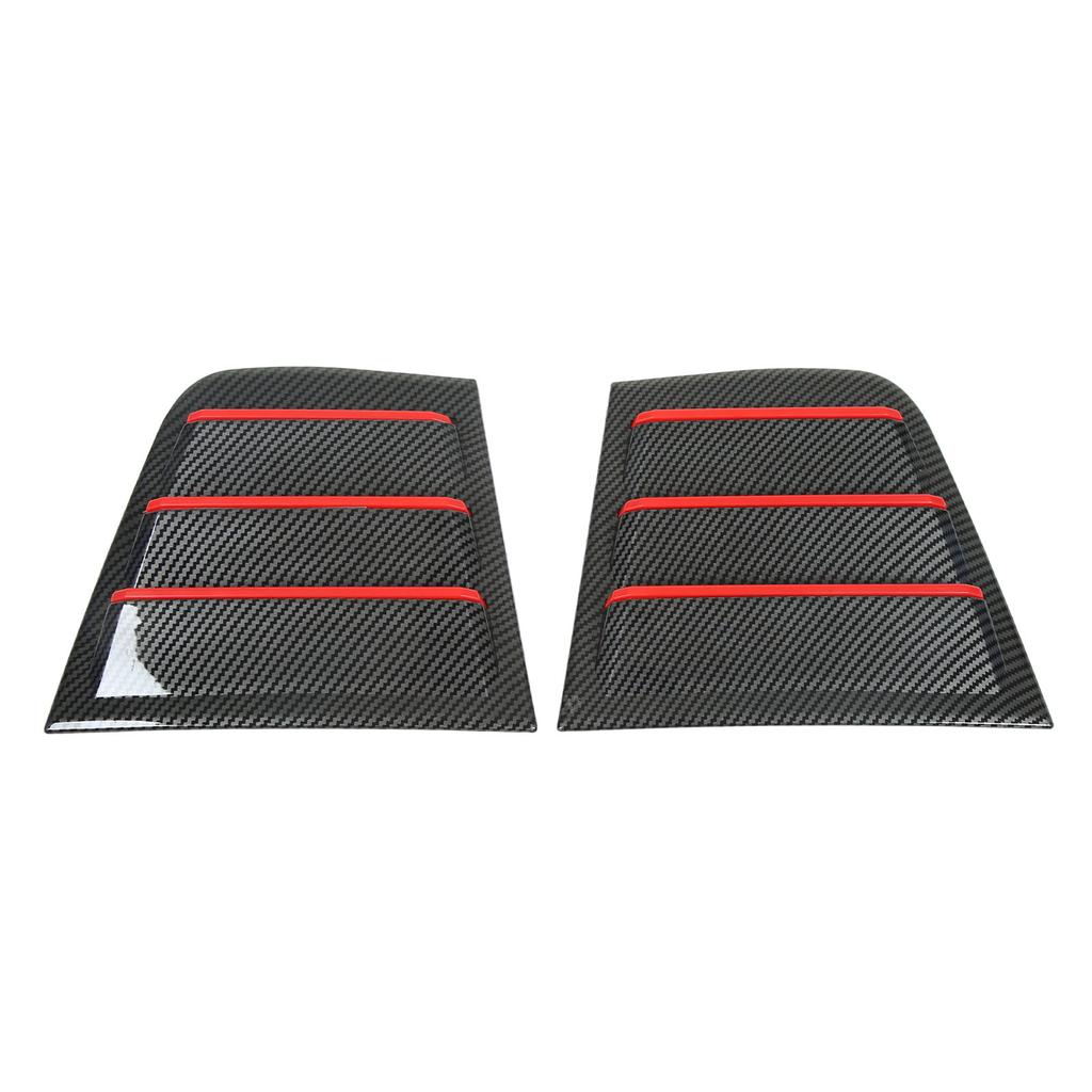 1 Pair Car Side Window Louver ABS Air Vent Scoop Shades Cover Blind Replacement for Dodge Charger
