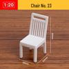 1:20 Scale 3D Miniature Architectural Model: Floor Plan Scene with ABS Furniture