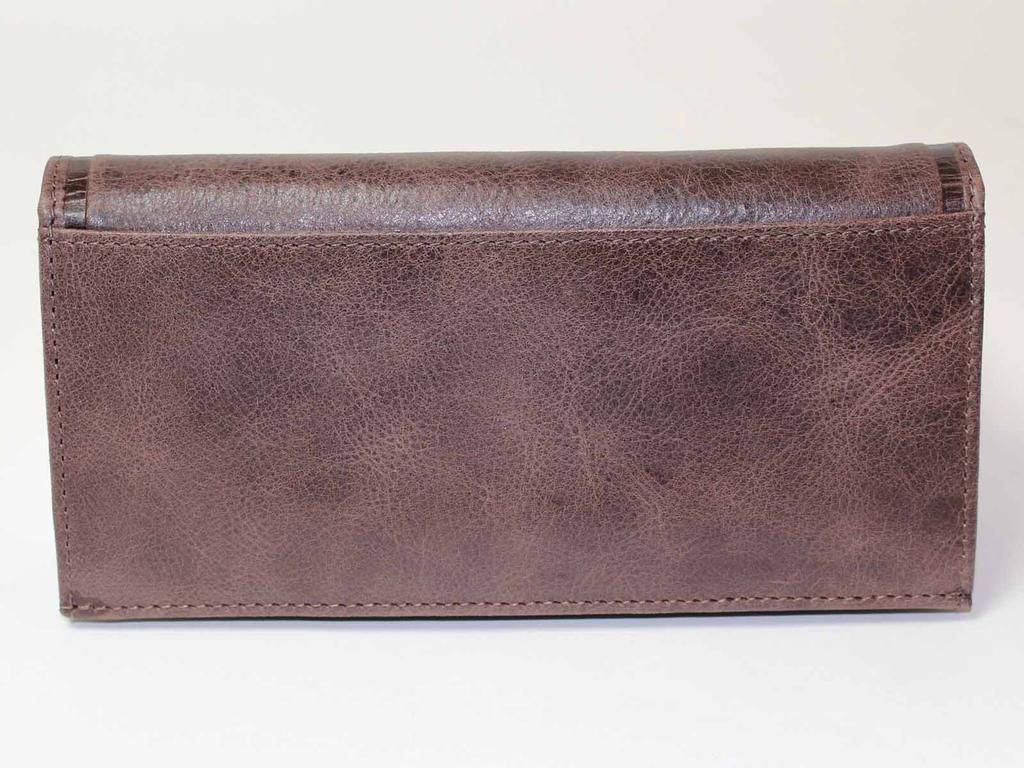 Police Multifunctional Leather Long Wallet with Italian Brand Sunglasses (D.Brown)