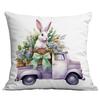 Hot Easter Bunny Purple Series Pillow Case with Pillow Case with A Variety of Pillow Covers Available