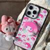 Kuromi Cartoon Melody MagSafe-Compatible Magnetic Stand with Super Strong Adsorption and Retractable Airbag Design for Desktop Use