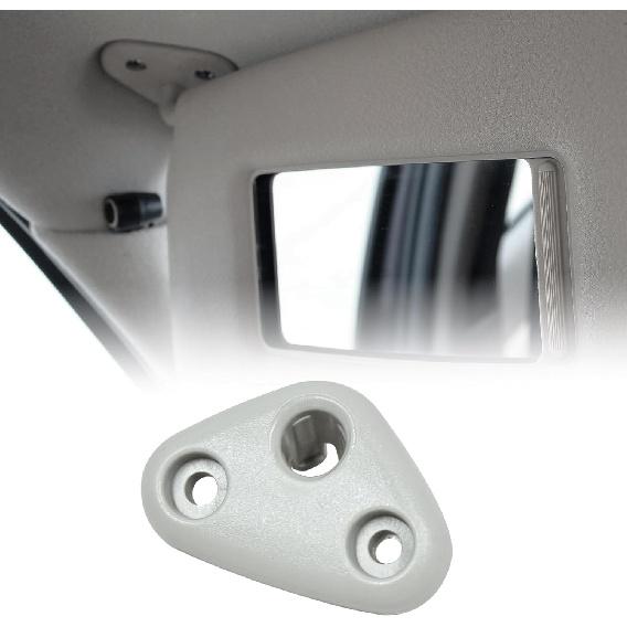 Зажим-крепление солнцезащитного козырька, совместимый с Subaru Forester Impreza Crosstrek, Зажим-крепление козырька водительской стороны, Серый кронштейн для ремонта солнцезащитного козырька