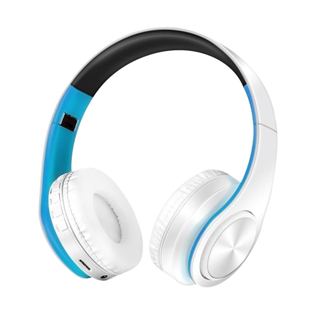 

Foldable Wireless Bluetooth5.0 Music Headphones Bluetooth5.0 Music HIFI Stereo Sport Headset Mic FM Radio Earphones