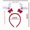 Christmas Headband Decoration For Kids Adult Cute Santa Elk Xmax Hair Accessories Costume Prop Christmas Decoration 2024 Navidad