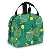 Racchette da Tennis e Borsa Pranzo da Tennis Borsa Tote per Adulti Contenitore Pranzo Riutilizzabile per Donne Uomini Scuola Ufficio Lavoro