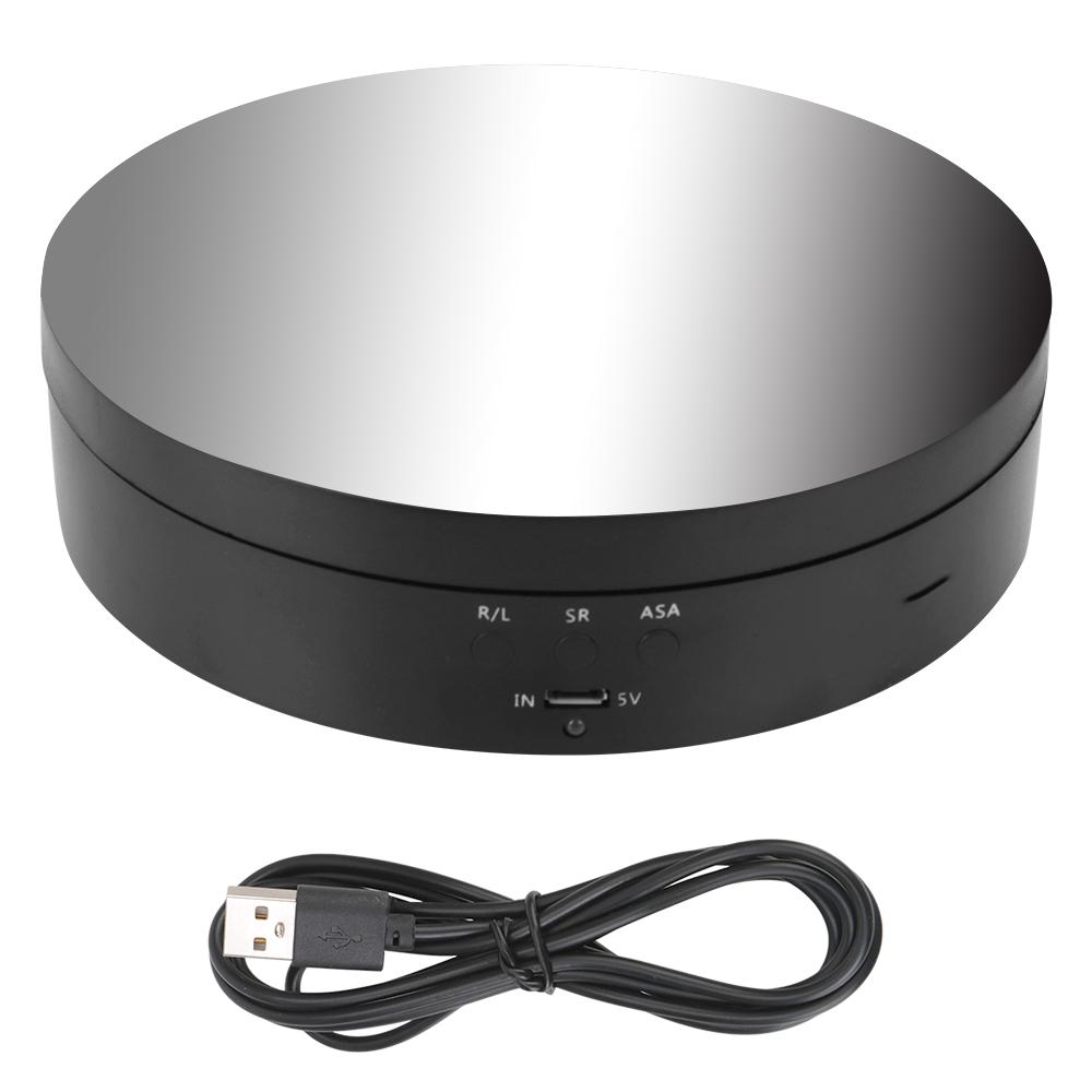 

Подставка Зеркало 360 градусов Поворотный Электрический Вращающийся Дисплей Работающий От Батареи Держатель Ювелирных Изделий 3 Скорости чёрный