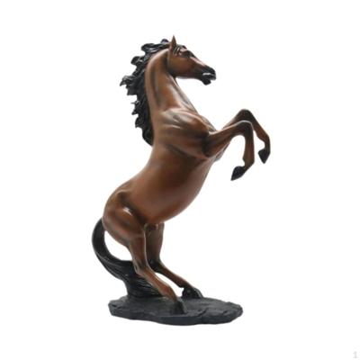 Statue de cheval décorative en résine pour bureau